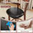 Bar Stool With Curved Backrest & Footrest Counter Height Stools-1478305466-1478305467