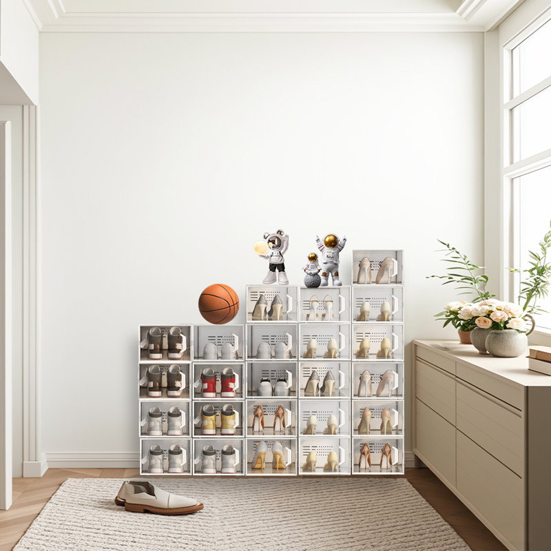Boîte à chaussures 24 pièces, pour la maison, le vestibule, la chambre à coucher et la porte