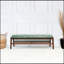 Banc avec boutons (cuir vert)