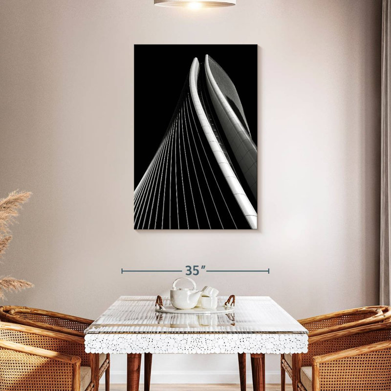 Lilie Curvy Skyscraper, 45" H x 30" W