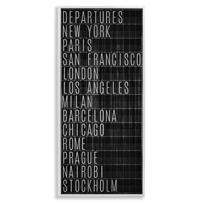 Départs des grandes villes, art de la giclée par SunDance Group, LLC.