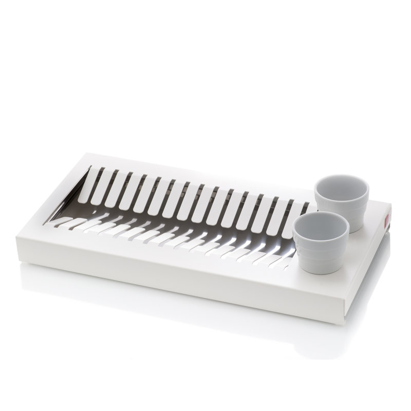 Nikia Rinse Basket, White