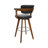 29.9" Modern Swivel Upholstered Bar Stool With Solid Wood Frame (Set Of 2)-1638089953