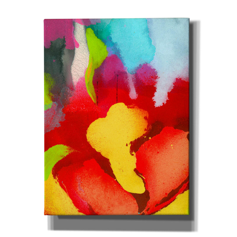 " Wild Blossom " by Wyanne, 54" H x 40" W x 1.5" D