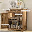 Buffet avec comptoir en bois massif