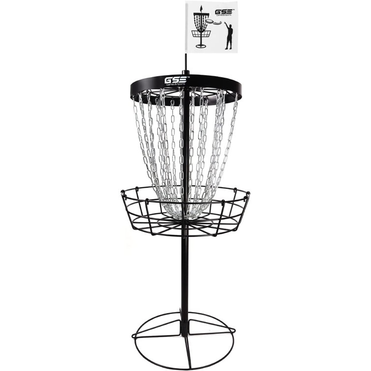 GSE Games & Sports Expert Professional 24-Chain Disc Golf Basket, Metal  Flying Disc Golf Practice Target for Outdoor