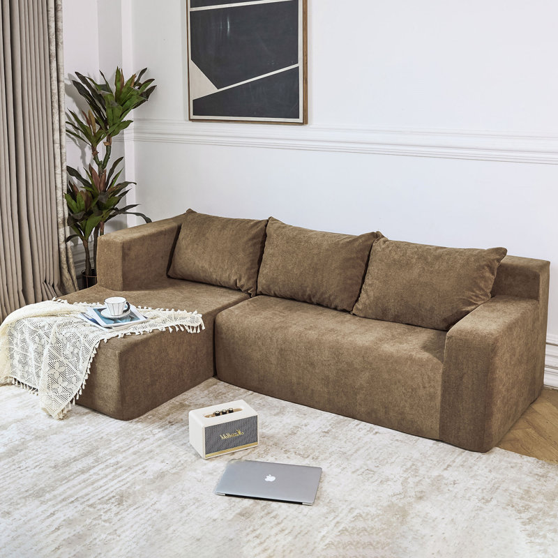Canapé modulaire Boneless, Polyester kaki