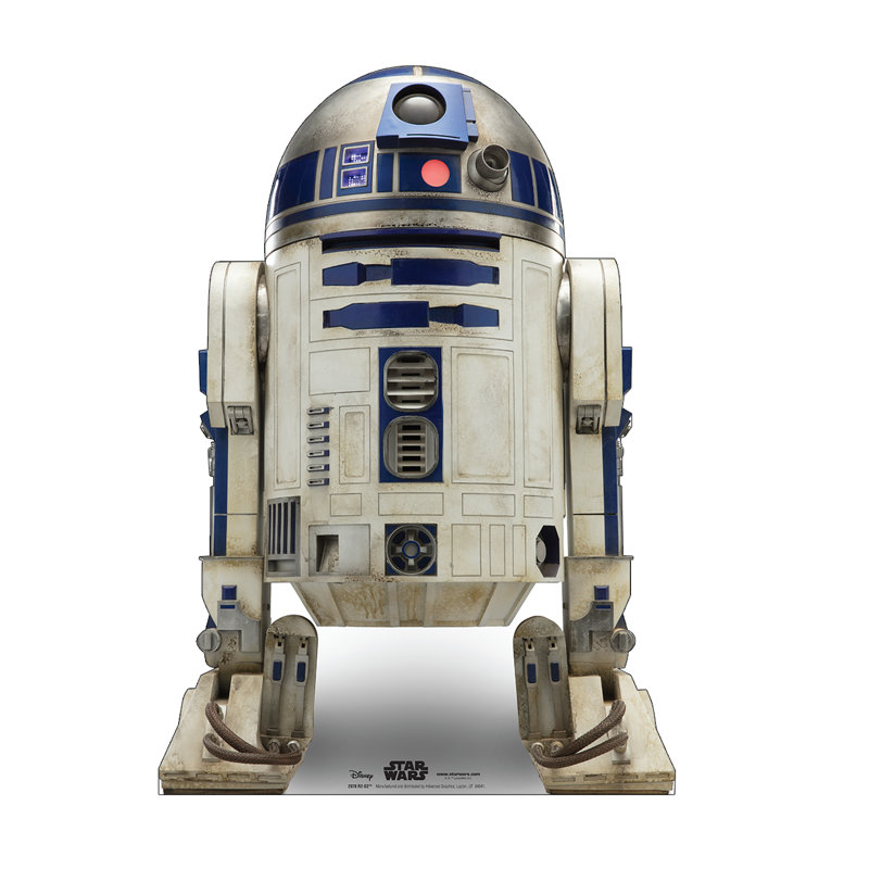 38'' R2-D2 Star Wars Cardboard Standup Decor