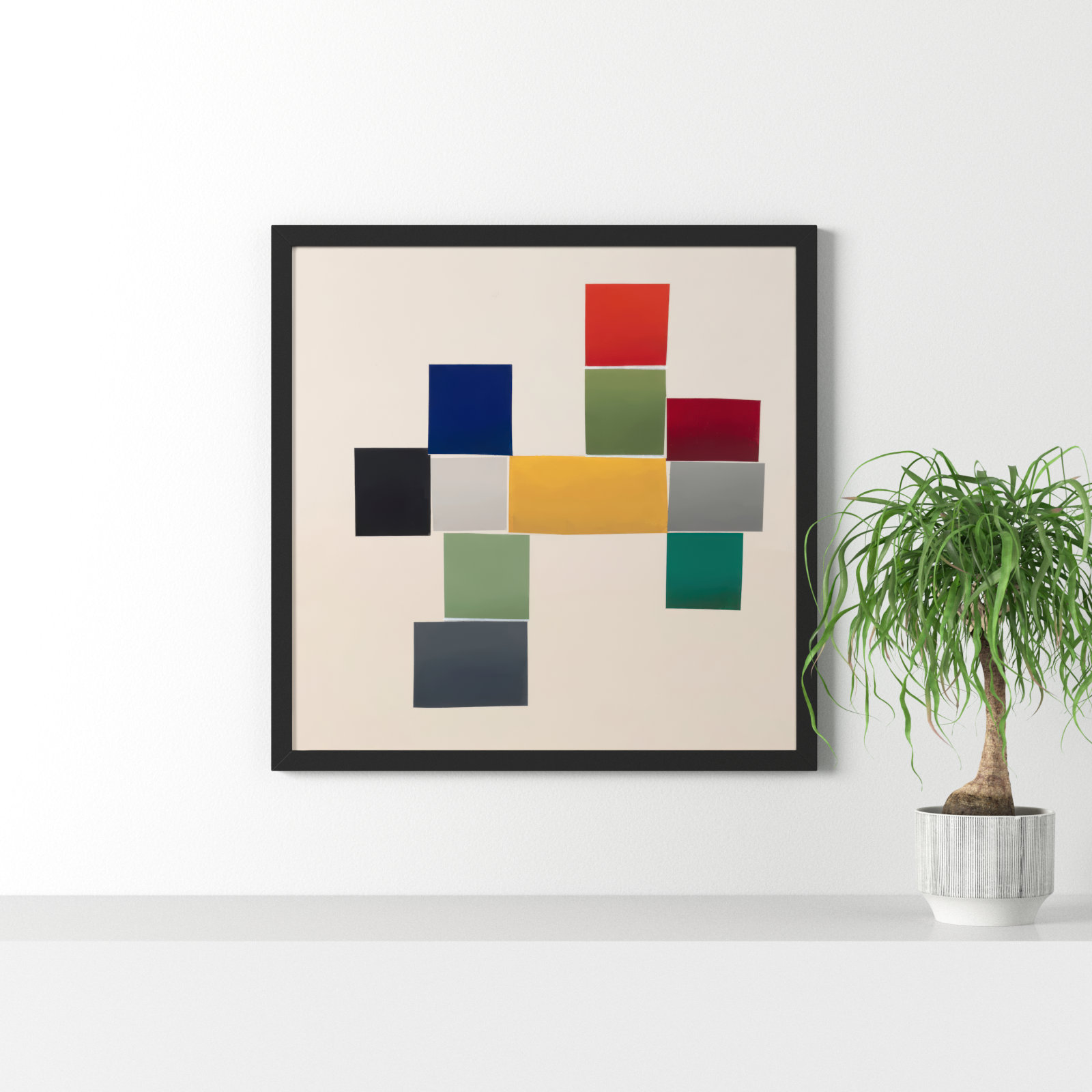 Jewels 1 by Lee Lessem, Black Framed, 36" W x 36" H