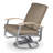 Askar Swivel Powder Coated Aluminum Outdoor Lounge Chair-19643689-19643661-19643684