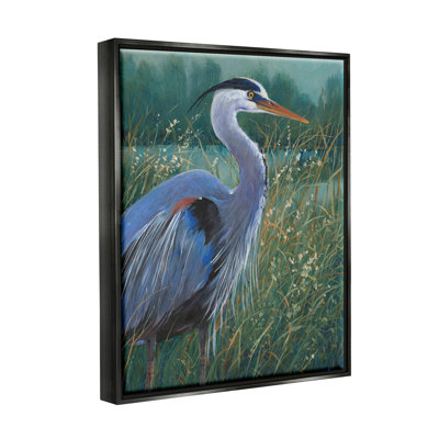 " Heron Landscape Painting "