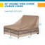 Housse pour chaise longue imperméable Steve