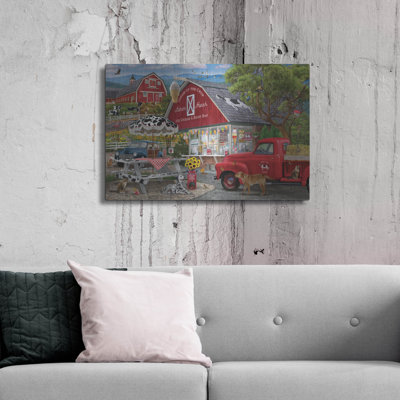 Dairy Bar' by Bigelow Illustrations Metal Wall Art