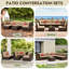 Ensemble de mobilier de patio 7 pièces-236281352-236281354