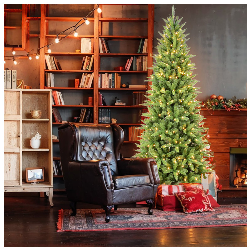 Arbre de Noël mince 4 pi, 4'
