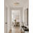 Alabaster LED Semi Flush Mount