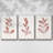 " Red Leaf I " 3 - Pieces-97710310-97710311