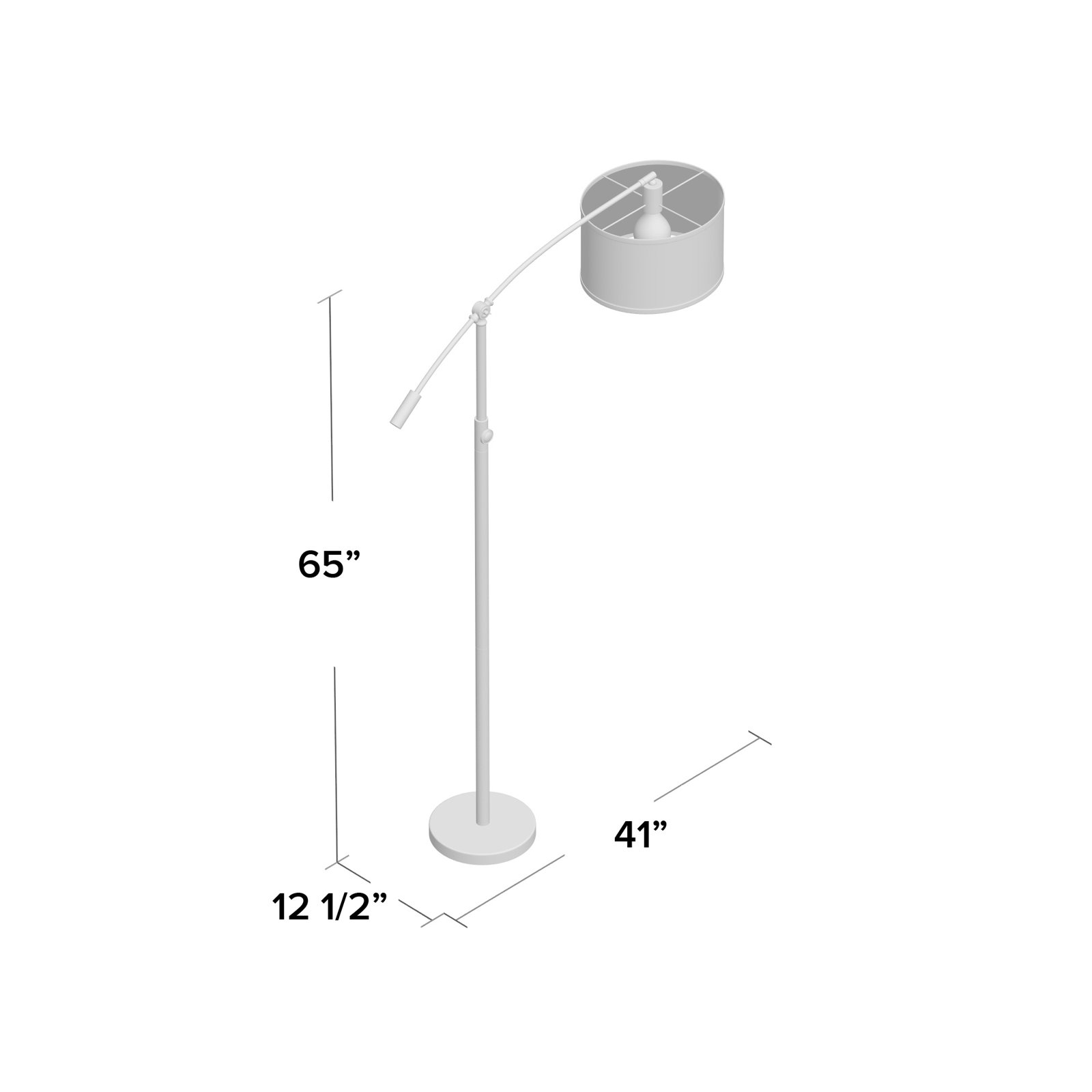 Dehaven 65'' Floor Lamp, Oil Rubbed Bronze