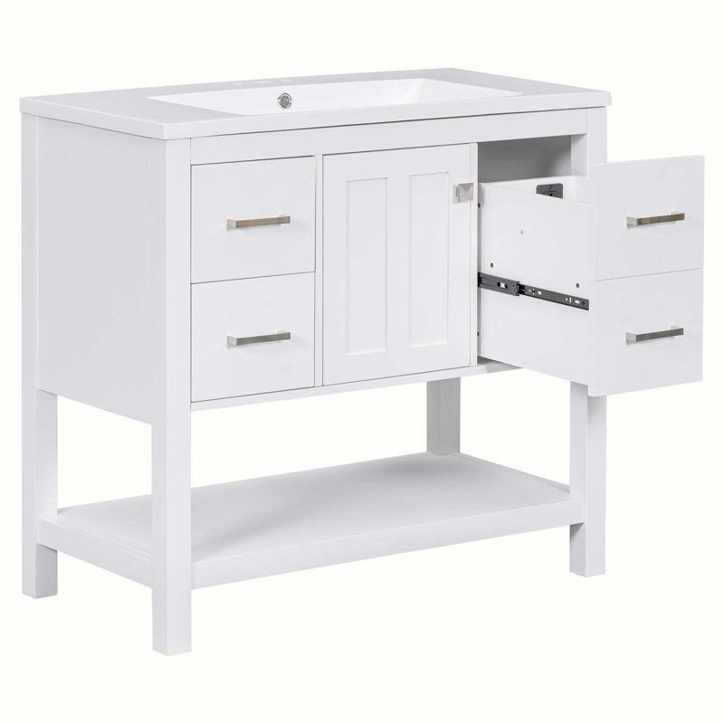 35.4 " Single Bathroom Vanity Base