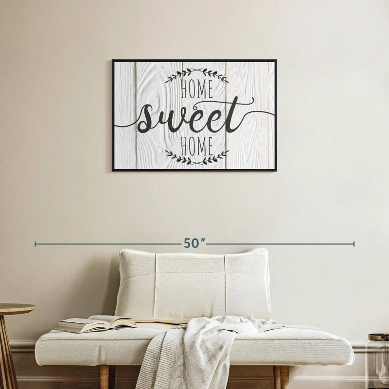 Tergel Home Sweet Home Typography VI, 21" H x 31" W