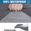 Housse de coussin imperméable, jacquard extensible épais