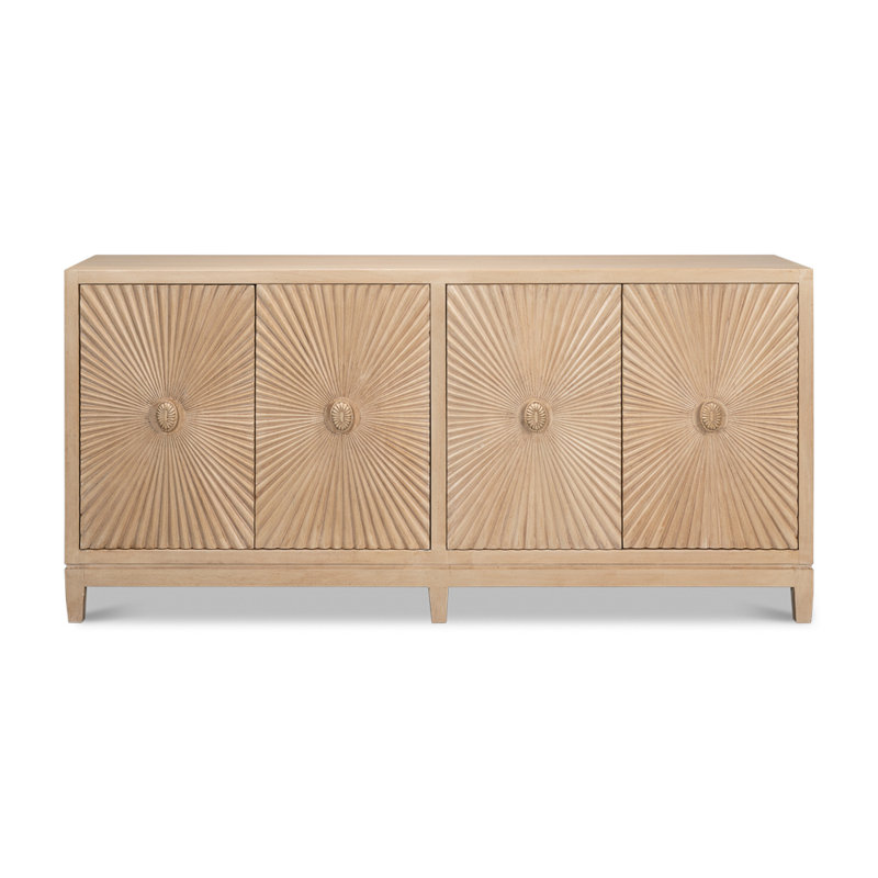 Rayon 76'' W Solid Wood Sideboard
