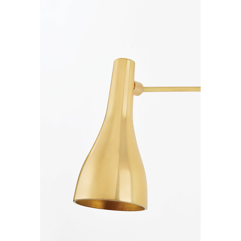 Northford Wall Sconce, Aged Brass, 5.75"Hx16.25" Dia.