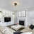 20'' 5 Blade Flush Mount Ceiling Fan with Light with LED Lights and Remote Control-1883373562