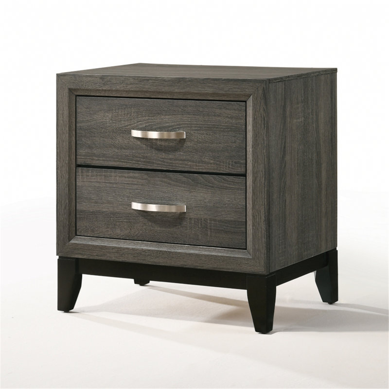Table de chevet moderne avec tiroirs spacieux pour le rangement et l'organisation de la chambre à coucher
