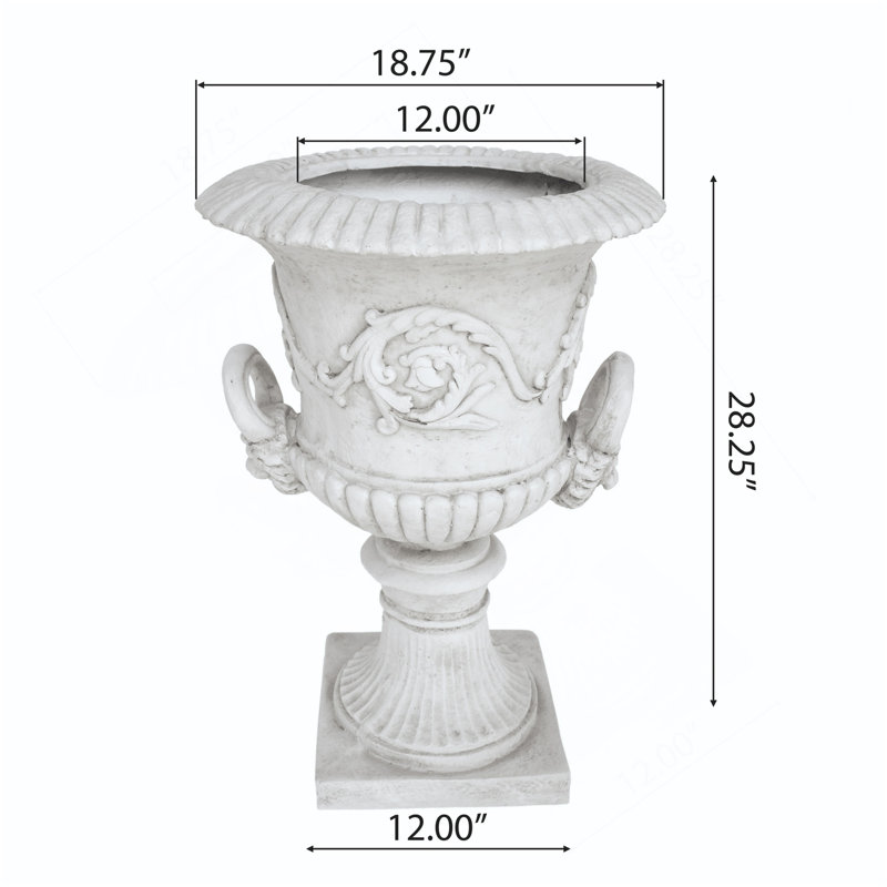 JARDINIER MGO GARDEN, Blanc antique