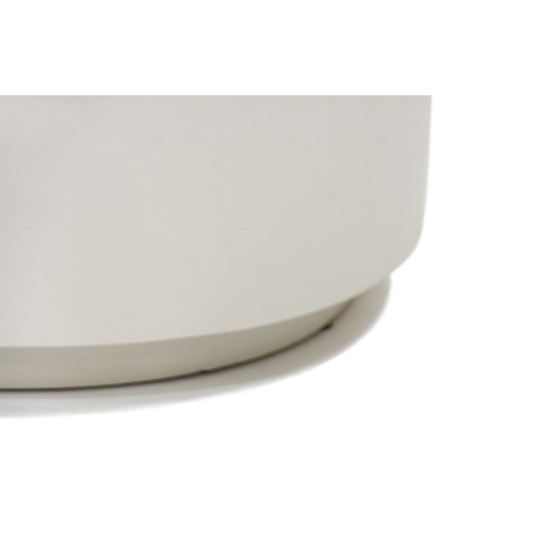 Table d'appoint en béton, Blanc