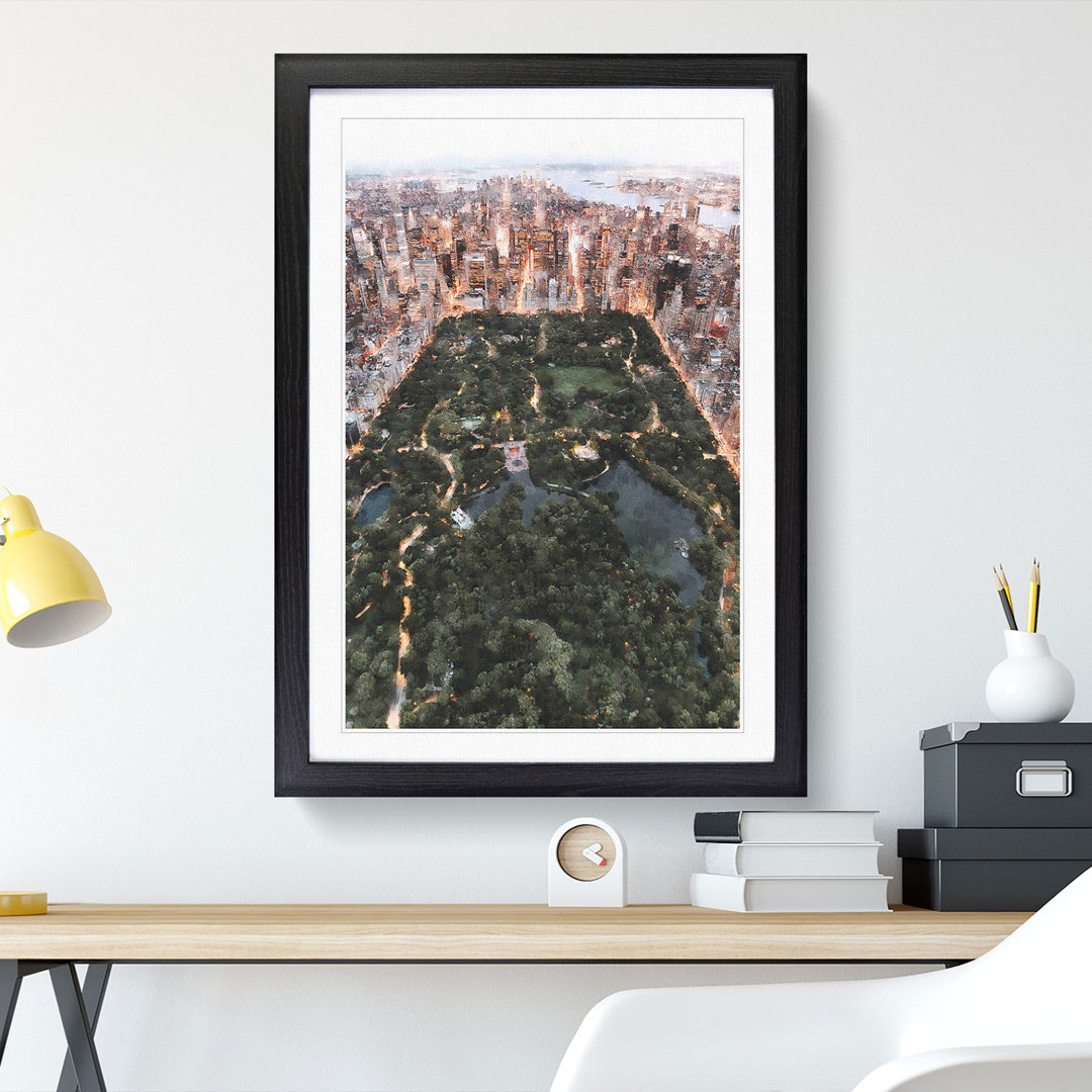 Central Park in New York - Framed Print