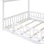 Structure de lit en bois pleine grandeur avec clôture, pour enfants, adolescents, filles et garçons-88116935-88116937