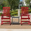 Chaises berçantes d'extérieur en PEHD pour patio-552783086