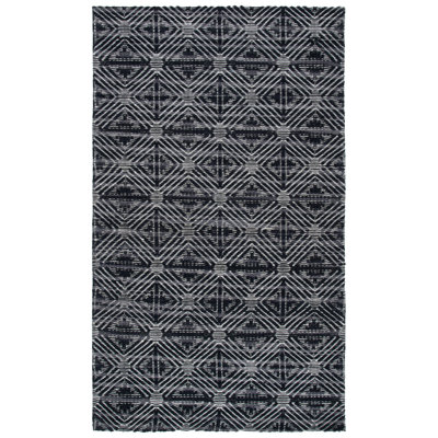 Marbella Hand Loomed Wool And Cotton With Latex Geometric Rug