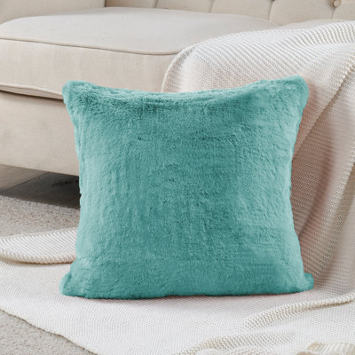 Heavy Faux Fur Throw Pillow Cover