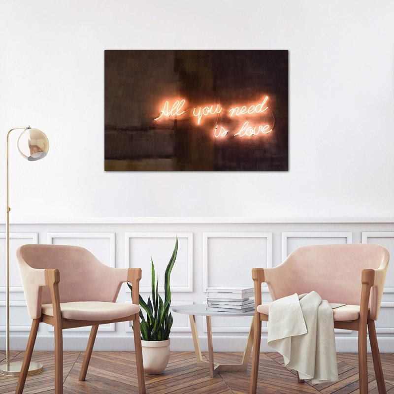 All You Need Is Love - Wrapped Canvas Print, 101.6 cm H x 66.04 cm W x 3.175 cm D