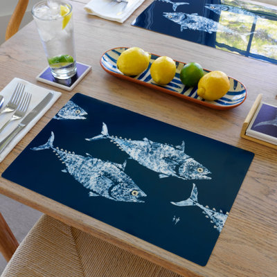 Napperon School of Tuna - décor bord de mer