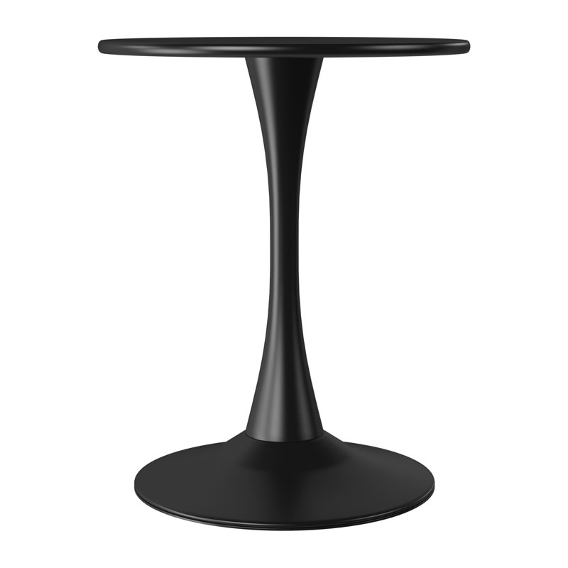 Outdoor Round Dining Set, Black