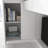 L-Shaped Reception Desk With Opening Shelves