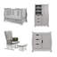 Stamford Luxe Cot Bed 4-Piece Nursery Furniture Set-47821655