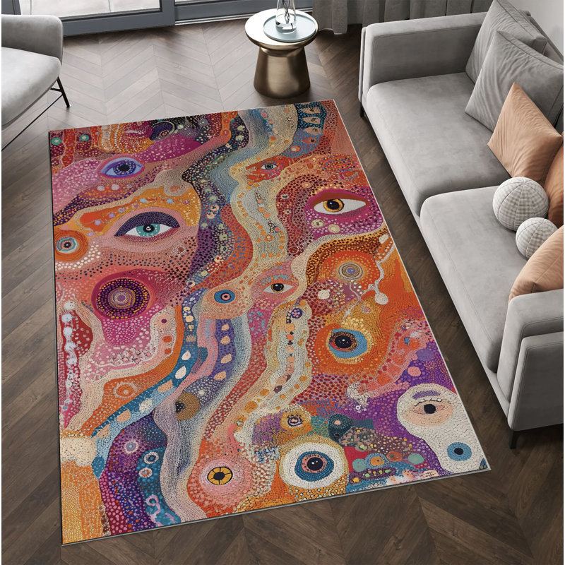 Tapis de salon Nora Pi, Rectangle 3 pi 9,81 po x 6 pi 6,74 po