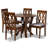 Eudora 5-Pc Dining Set With Round Table Top & Upholstered Seat, 38.6'' H X 17.9'' W X 19.3'' D-556073868-556073871