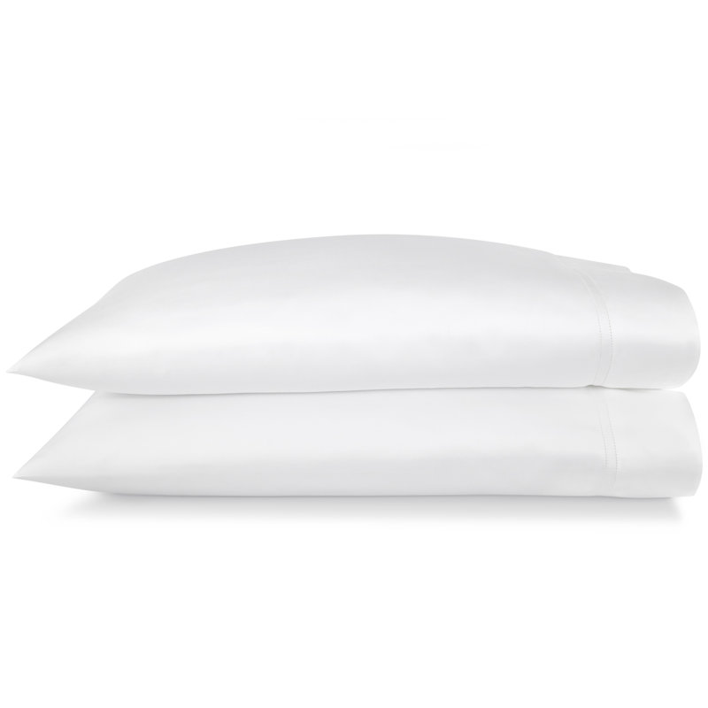 Virtuoso Sateen Pillowcases, Standard Pillowcase, White
