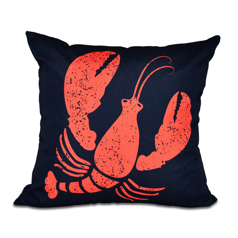 Housse de coussin et insert Nautical Nights Shape, Bleu marine, H 18 po x l 18 po