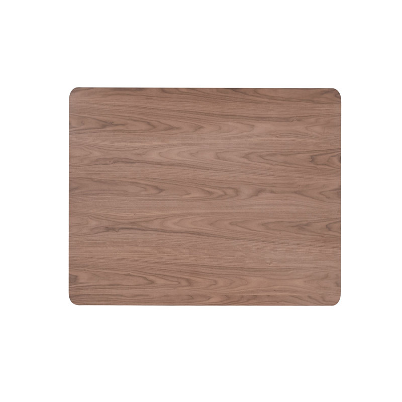 Walnut & Black Finish Dining Table