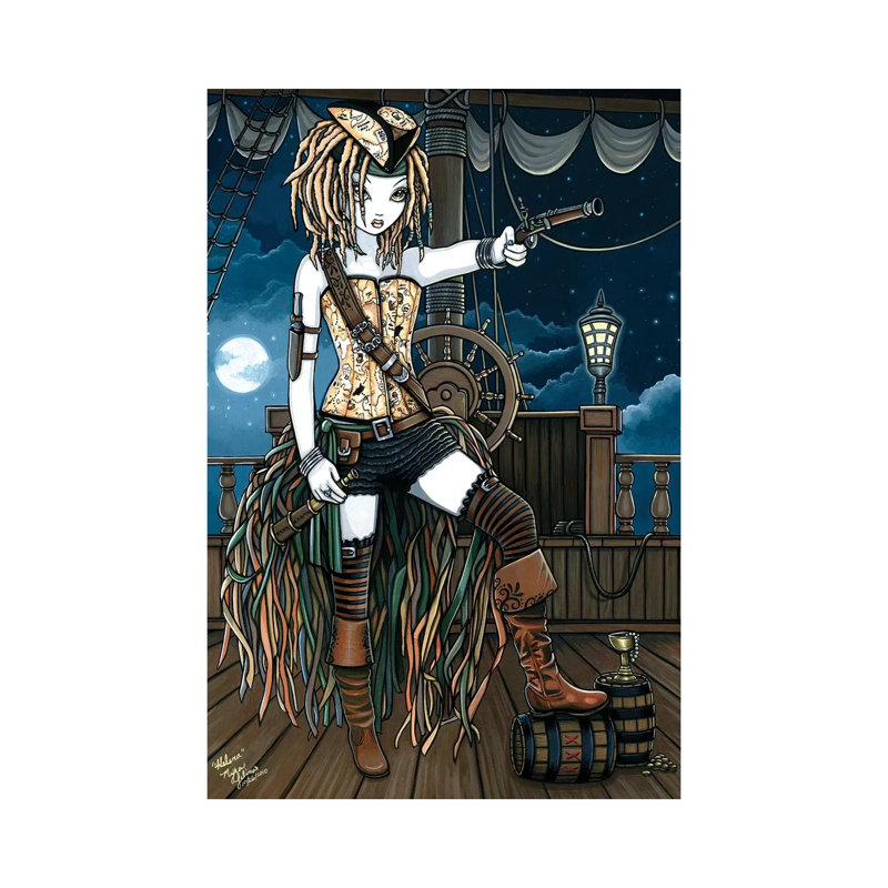 Helena 1 Piece Wrapped Canvas Wall Art, 30.48 cm H x 45.72 cm W
