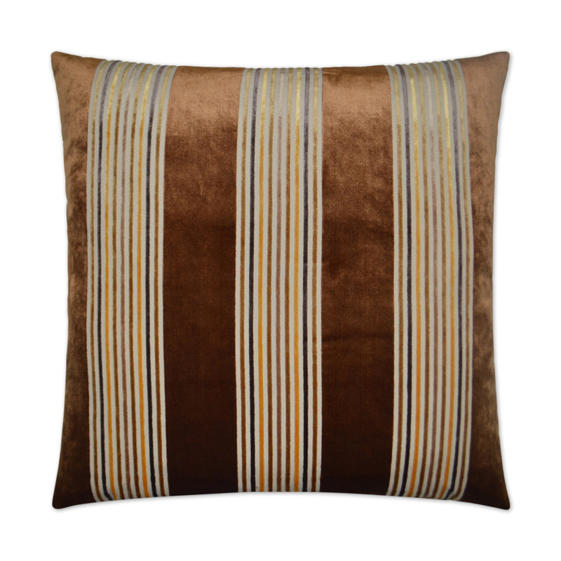 Winston Pillow Cover & Insert, Square 22", Cognac