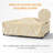 Patio Furniture Cover, Heavy-Duty All-Weather Dustproof Outdoor Furniture Set Cover, Beige-1024050128