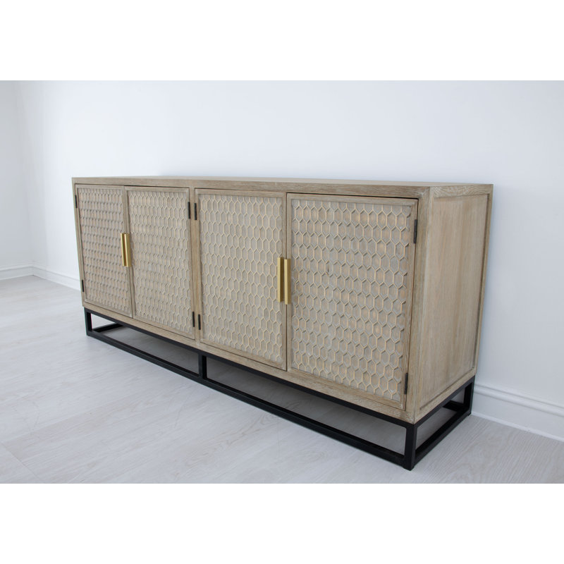 Donna 75 in. W Solid Wood Sideboard